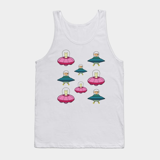 Pets in Space Tank Top by YoungCannibals